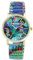 Raptor Damenarmbanduhr Frida Kahlo Edition mit Zugband (Mehrfarbig - Affen)