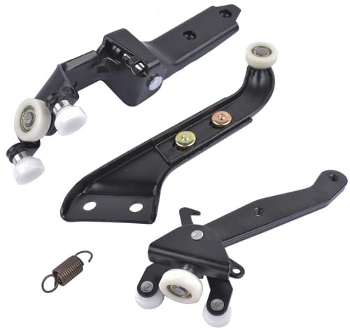 Flynsu Juego de Guías de Rodillos para Puerta Corredera Derecha Compatible con Mul-tivan V Trans-porter V T5 7H0843436D 7H0843436H