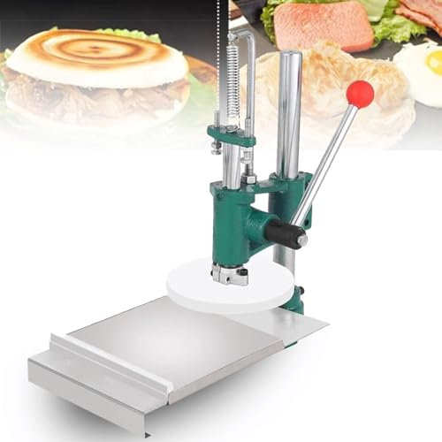 LeGDOr Macchina per sfogliare la Pasta, pressa Manuale Commerciale in Acciaio Inossidabile per Pasta per Pizza, pressa per Pizza Domestica per Pizza, Tortilla, 18 cm