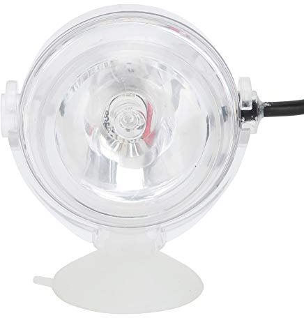 Qcwwy Spot LED pour Aquarium, Mini Phare RVB, Lampe D'aquarium de Plongée, Spot Sous-marin adapté pour Fontaine D'aquarium, étang à Poissons, Réservoir D'eau, Jardin (-Bleu)