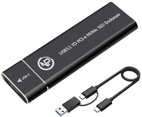NPO 2 TB tragbare Externe SSD, bis zu 1000 MB/s Ultra Speed USB 3.2 Gen2 externes Solid-State-Laufwerk USB-C Mini Externe SSD für Laptops, Typ-C-Geräte