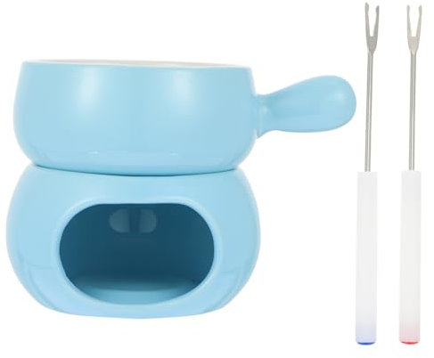 Mikinona 1 Satz Käse Fondue Käsewärmer Mini-Pralinen Schokoladenfondue Boiler Für Süßigkeitenwärmer Käsefonduetopf Fonduebrunnen Mini-hot Pot Mini-Butter Schmelztopf Kochen Rostfreier Stahl