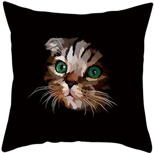 Kissen Bezüge Polyester Cartoon Kissenbezüge 45X45 Weich Und Atmungsaktiv