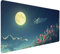 Flower Mouse Pad Landscape Large Mouse Mat for Desk 600 x 300 x 3 mm, Gaming Mouse Mat with Stitched Edges, XXL Mousepad Waterproof, Mouse Pad with Non-Slip Base, Extended Large Size Keyboard Mat Y-97