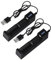 2 Pack | USB Chargeur pour 18650 Batteries | Chargeur à Emplacement Unique pour Batteries 3,7V 26650/18650/17670/14500/10440/16340