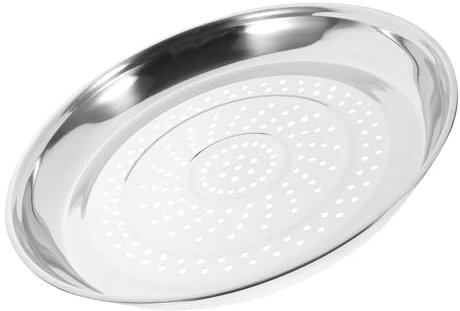 CLISPEED Plato De Vapor Inoxidable Rejilla De Cocina Para Alimentos Duradero y Resistente