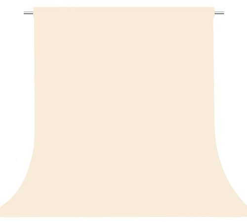 Cream Photography Backdrop for Photoshoot, Fabric 8x10ft | Versatile Studio Photo Backgrounds, Non Reflective, Easy to Use, for Portraits, Product, Party, Video Creation
