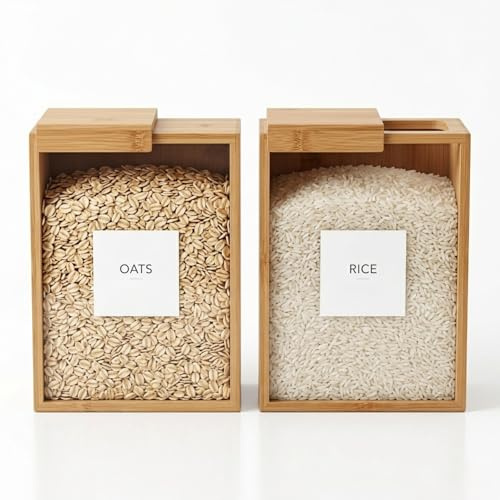 Distributeur de nourriture, capacité de 3 l, organisateur de cuisine et expert de stockage, conteneur alimentaire Airtight avec caractéristiques de conservation des aliments, distributeur de céréales