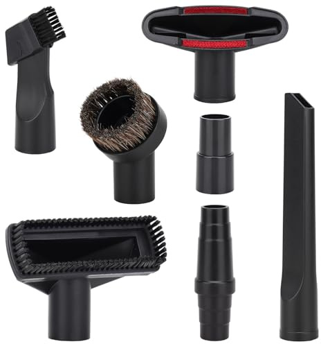 7Pack Vacuum Cleaner Attachments Set Compatible with Mini-Henry Hoover Attachments Head - Includes Crevice, Upholstery, 2 in1 Tool, Brush,Universal Vacuum Adapter for 31.5mm-45mm Dust Extraction Hose