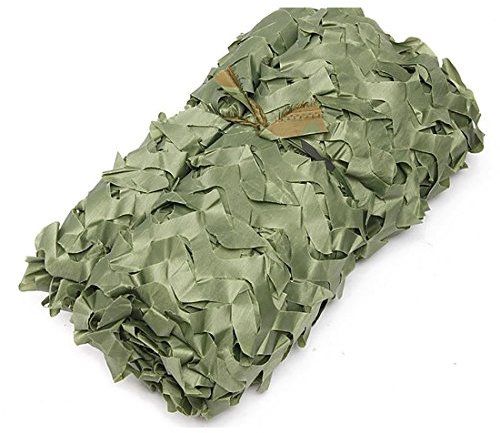 BeFur Filet de camouflage, surface forestière, protection solaire, brise-vue, camouflage, vert, 2m x 3m