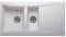 Astini Xeron 1.5 Bowl White SMC Synthetic Reversible Kitchen Sink & Waste