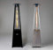 REALGLOW Real Flame Outdoor Pyramid Patio Heater in Black - 13KW Propane Gas Standing Floor Heater for Outdoors & Gardens - Outside Space Heating for Decking, Home Garden & Gazebo