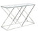 Pascal MORABITO - Console Charlotte de Pascal MORABITO - Verre trempé et Acier - Chromé