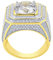 Sterling 925er Silber Iced Out Ring - PALATIAL gold - 9