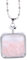 sdfwe Crystal Necklace,Clear Wishing Bottle Natural Chip Stone Square Crystal Rose Quartz Anhänger Halskette Mit Silberkette Für Damen Herren Modeschmuck