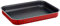 Tefal Roasting Tray, Tempo Flame, Rectangular, Alloy Steel, Red, Non-Stick, 25 x 19 cm, 1 Piece, Dishwasher Safe