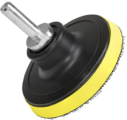 BILTEC - Stützteller, selbstklebende Schleifscheibe, Polierscheibe 77 mm, mit Stift 6mm