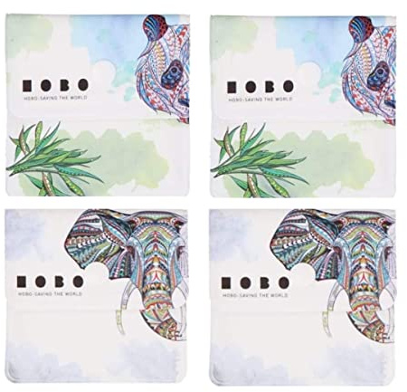 4Pcs Reusable Ash Pouch Fireproof Mini Ashtray Portable Environmental Ashtray for Outdoor or Travel Use