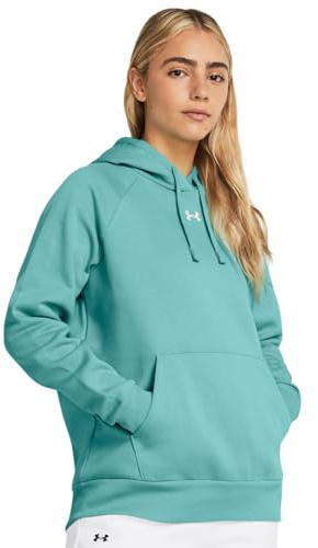 Under Armour UA Rival Fleece Hoodie RADIAL Turquoise - L