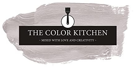 THE COLOR KITCHEN helle Wandfarbe - Malerfarbe für Wohnzimmer und Schlafzimmer - matte Innenfarbe in Grau - 2,5l Deckfarbe in TCK2001