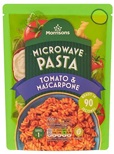 Morrisons Microwave Pasta Tomato & Mascarpone 200g