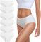 coskefy Unterhosen Damen unterwäsche Baumwolle Mehrpack, Bequeme Slip Damen, sportunterwäsche für Frauen 6er Set