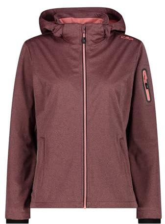CMP Damen Light Melange Softshell Jacke, darker orchidea mel, L