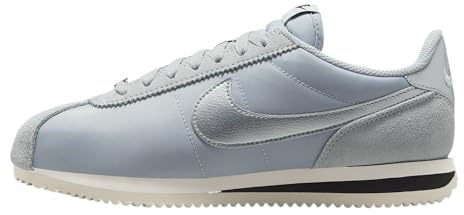 Nike Cortez Damen Trainers DZ2795 Sneakers Schuhe (UK 6 US 8.5 EU 40, Light Pumice metallic Silver 002)