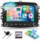 2G+64G CAMECHO Android 13 Autoradio für FIAT 500L 2013-2018 mit Navi Carplay Android Auto, 7 Zoll Bildschirm Autoradio 2 DIN mit Bluetooth FM RDS Mirror Link+Canbus