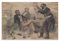 Andreas Achenbach Poster, Karikatur des Landschaftsmalers, Bernhard Pommes Frites (1843), Heimdekoration, Poster, Wandkunst, hängend, Bild, Druck, dekorative Malerei, Poster, 50 x 75 cm