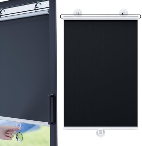 Parasol para Parabrisas – Persianas Plegables para Parabrisas, persianas enrollables con Ventosa para Verano | Parasol con protección Que refleja la luz Solar para Minivan, SUV, Todoterreno