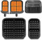Tuocal 2 piezas de gofres para Philips Dual Basket Airfryer 3000-serie 6L/3L, reutilizable, accesorio de silicona para freidora de aire caliente