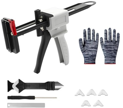 2026 New Toothpaste Tube Gun,Toothpaste Tube Glue Gun Squeezing Machine,Silicone Caulk Guns,Toothpastes Guns Dispenser,for DIY Projects,Caulking Sealant,Silicone Glue(White)