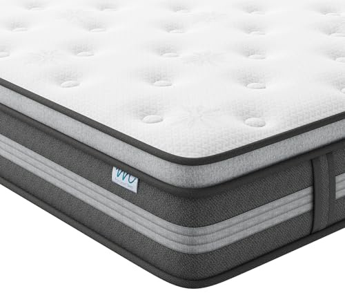 Moziel 180x200 cm Matratze, 26cm höhe, H3 Taschenfederkernmatratze, Gel Memory Foam Hybrid, Taschenfederkern, Atmungsaktiv, Mittelfest, Druckentlastung, Federkernmatratzen Öko-Tex Zertifiziert
