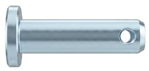 ISO 2341 Bolzen mit Kopf Stahl B 10 h11 x 50 x 45,5 galvanisch verzinkt gal Zn S 10 Stk