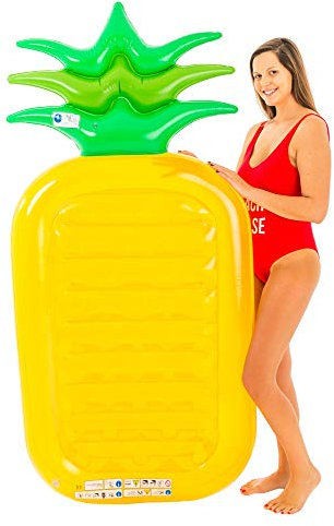 Jeux d'extérieur Didak Pool - Matelas / Bouée Gonflable - Luxe ananas Lounge - 190x85cm
