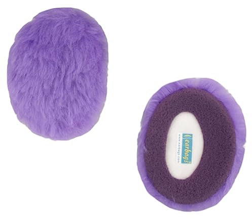 Earbags Ohrenwärmer Fashion, Kunstfell Lila, S