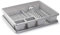 Plastic Forte 197569 Escurreplatos Rectangular con Bandeja, Plástico Polipropileno Libre de Bpa, gris, 48 x 38 x 9 cm