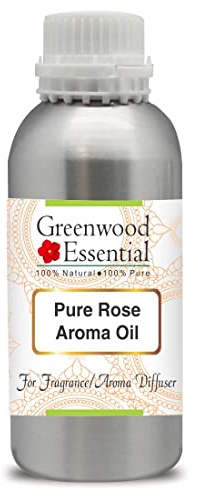Greenwood Essential Pure Rose Aroma-Öl (geeignet für Aroma-Diffuser), 100 % natürlich, therapeutische Qualität, 1250 ml
