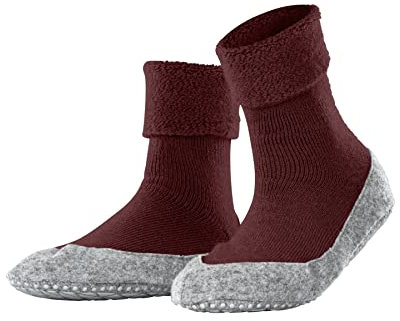FALKE Damen Hausschuhe Cosyshoe, Wolle, 1 Paar, Rot (Henna 8437), 37-38