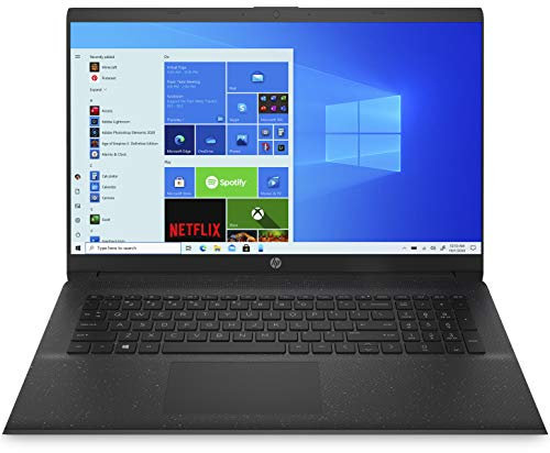 HP 17-cn0011ng (17,3 pollici/HD+) Laptop (Intel Pentium Gold 7505, RAM DDR4 da 8 GB, SSD da 256 GB, scheda grafica Intel, Windows 10, layout QWERTZ), nero