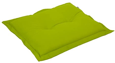 PATIO Stuhlkissen 45x50 Sitzkissen grün Outdoor Indoor für Gartenstuhl Küche Esszimmerstuhl gesteppt 1 Stück