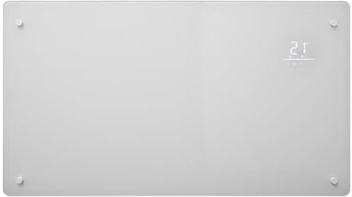 Moda Onyx Smart Electric Heater (White). 2000W Electric Radiators Wall Mounted (Measures D7 x W80 x H45cm), IP22 Electric Wall Heaters Wall Mounted with WIFI Control - Genuine Moda Plug In Wall Heater