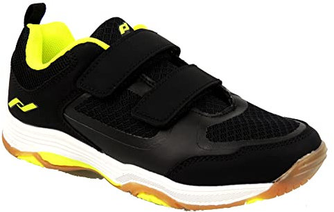 Pro Touch Unisex Rebel Iv VLC Volleyball-Schuh, Schwarz Gelbes Licht 29 EU