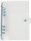 Ordner aus weichem PVC, transparent, Schutzhülle für Notizbuch, Ringbücher mit 6 Löchern, wiederaufladbar, für A5/A6, lose Blätter, A6 (A5, blau)