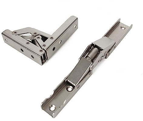YIDELAI Cerniera pieghevole a 90 gradi Cerniera elastica pieghevole in acciaio inox Accessori per ante di armadietti Staffa per ripiano a muro