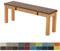 FIOVIP Bankauflage Bankkissen Sitzbankkissen 180X50X3CM Abnehmbar Waschbar Doppelt rutschfest Hochelastischer Geeignet für Gartenbänke, Schaukeln, Terrassen, Innenbänke(Dunkelbraun)
