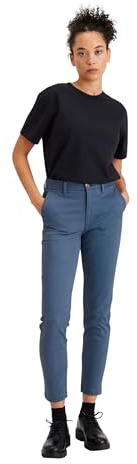 Dockers Weekend Chino Skinny Casual Chinos Women's Vintage Indigo 30 Tall