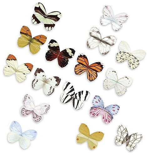 16 Stück magnetische Schmetterlings-Lesezeichen, magnetische Buchseitenmarkierungen, magnetisches Lesezeichen-Set, Schmetterlings-Ideen-Seitenmarkierungen, Zubehör für Büro, Arbeitszimmer