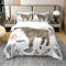 100 % Baumwolle Highland Kuh Floral Tröster Bezug Stier Rinder Bettwäsche Set Single Western Funny Animal Bettbezug Braun Wildlife Bauernhaus Kuh Bettbezug Rose Kirschblüten Grau Marmor Bettbezug